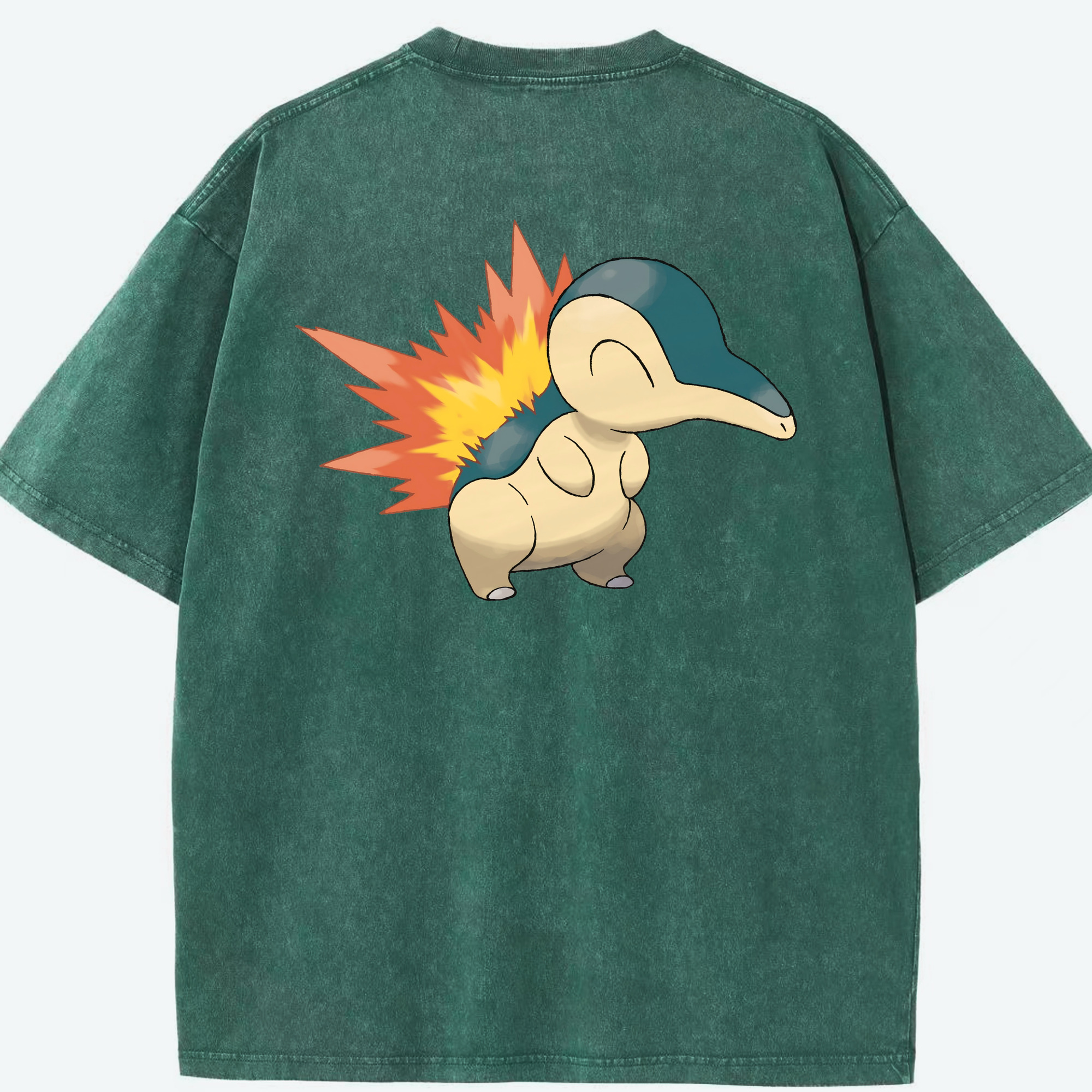 （画像用） ポケットモンスター Pokémon 綿100% ヴィンテージ風 半袖Tシャツ（背面プリント）
